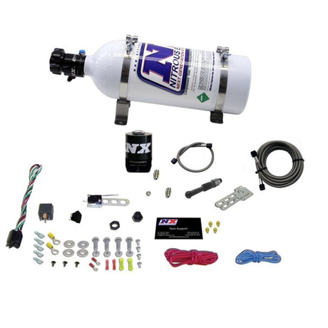Nitrous Express Dry EFI Single Nozzle Nitrous Kit (35-150HP) w/5lb Bottle Nitrous Express Nitrous Systems  AXOPROS