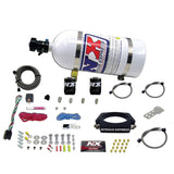 Nitrous Express GM LS 90mm Nitrous Plate Kit (50-400HP) w/10lb Bottle Nitrous Express Nitrous Systems  AXOPROS