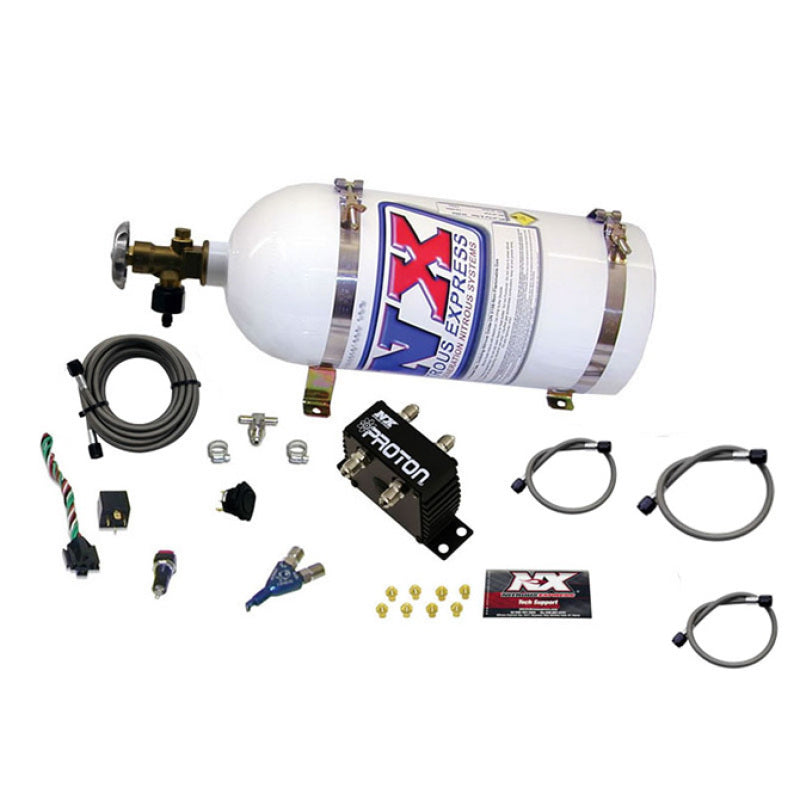 Nitrous Express Proton Series Nitrous Kit w/10lb Bottle Nitrous Express Nitrous Systems  AXOPROS