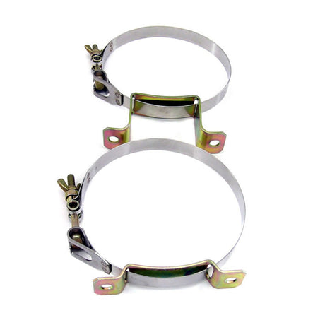 Nitrous Express Stainless Steel Bottle Brackets for 10lb/15lb Aluminum Bottles Nitrous Express Nitrous Bottle Accessories  AXOPROS