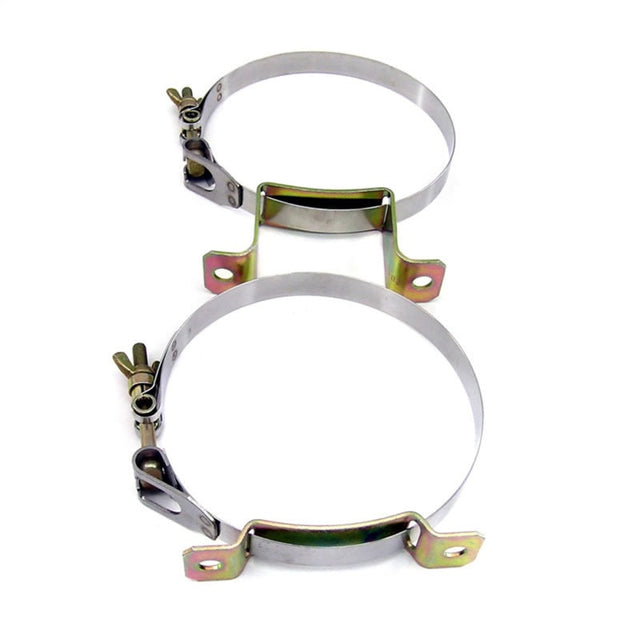 Nitrous Express Stainless Steel Bottle Brackets for 10lb/15lb Aluminum Bottles Nitrous Express Nitrous Bottle Accessories  AXOPROS