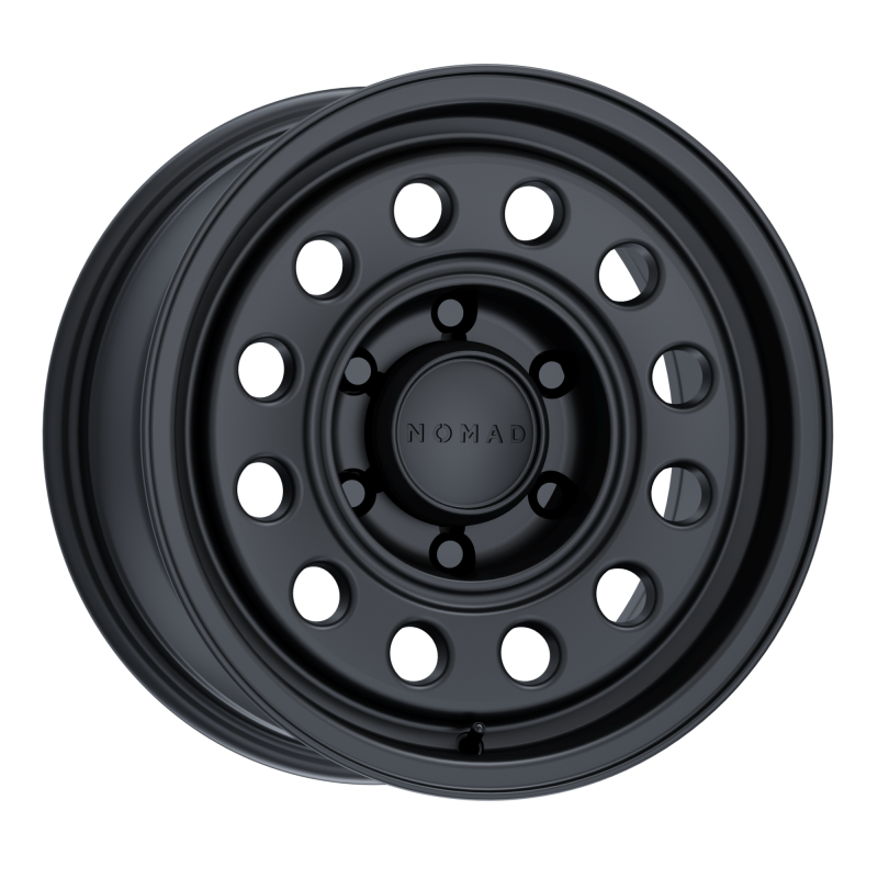 Nomad N501SB Convoy 17x8.5in / 6x139.7 BP / 0mm Offset / 106.1mm Bore - Satin Black Wheel Nomad Wheels - Forged  AXOPROS