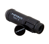 NRG 700 Series M12 X 1.5 Steel Lug Nut w/Dust Cap Cover Set 21 Pc w/Locks & Lock Socket - Black NRG Lug Nuts  AXOPROS
