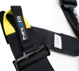 NRG FIA 6pt 2in. Shoulder Belt for HANS Device/ Rotary Cam Lock Buckle/ 3in. Waist Belt - Black NRG Seat Belts & Harnesses  AXOPROS
