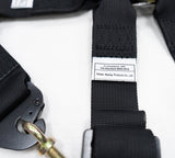 NRG FIA 6pt 2in. Shoulder Belt for HANS Device/ Rotary Cam Lock Buckle/ 3in. Waist Belt - Black NRG Seat Belts & Harnesses  AXOPROS