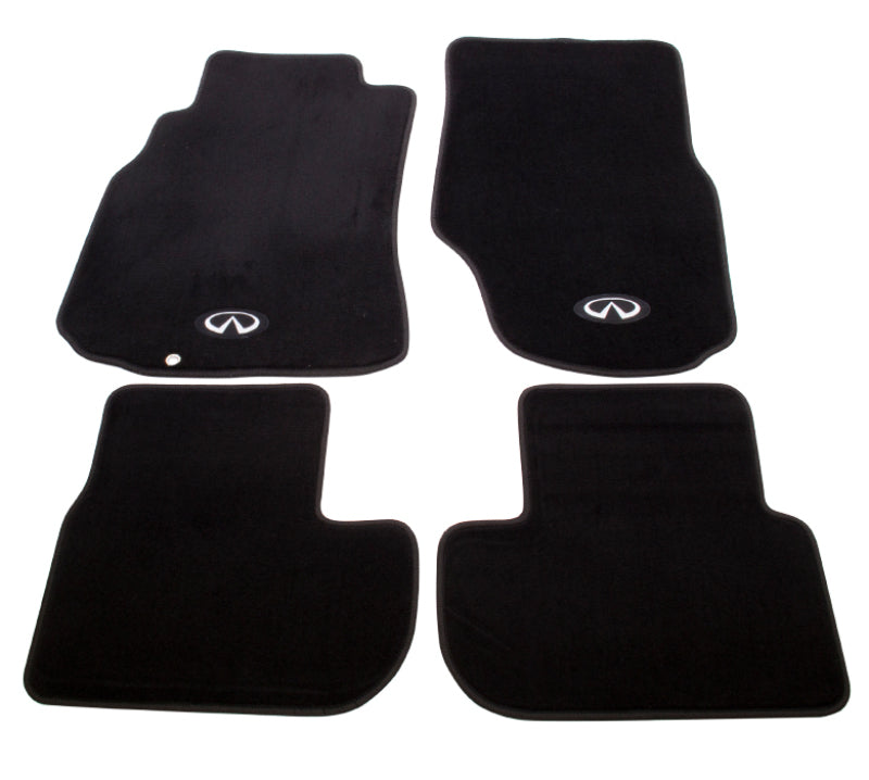 NRG Floor Mats - 03-06 G35 (Infiniti Emblem Logo) - 4pc. NRG Floor Mats Carpeted  AXOPROS