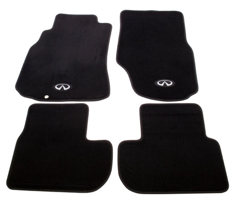 NRG Floor Mats - 03-06 G35 (Infiniti Emblem Logo) - 4pc. NRG Floor Mats Carpeted  AXOPROS