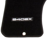 NRG Floor Mats - 89-98 Nissan 240SX (240SX Logo) - 2pc. NRG Floor Mats Carpeted  AXOPROS