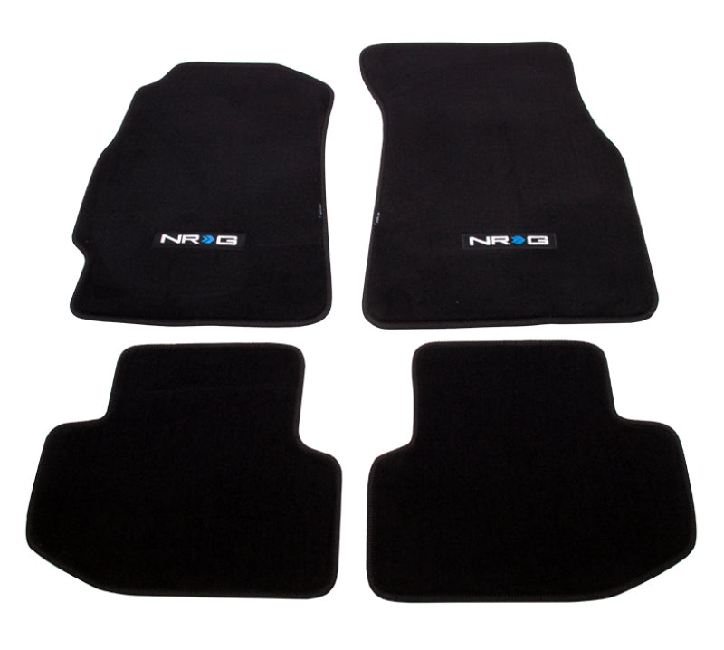 NRG Floor Mats - 94-01 Acura Integra (NRG Logo) - 4pc. NRG Floor Mats Carpeted  AXOPROS