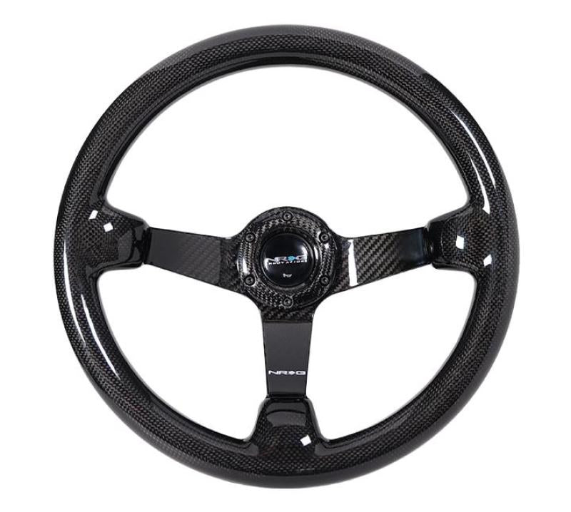 NRG Forged Carbon Fiber Steering Wheel (350mm / 3in. Deep) NRG Steering Wheels  AXOPROS