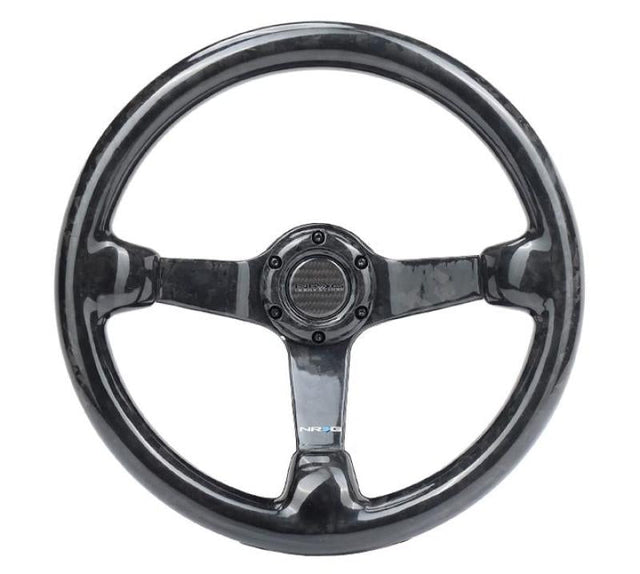 NRG Forged Carbon Fiber Steering Wheel (350mm / 3in. Deep) NRG Steering Wheels  AXOPROS