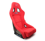 NRG FRP Bucket Seat ULTRA Edition - Medium (Red Alcantara/Pearlized Back) NRG Race Seats  AXOPROS
