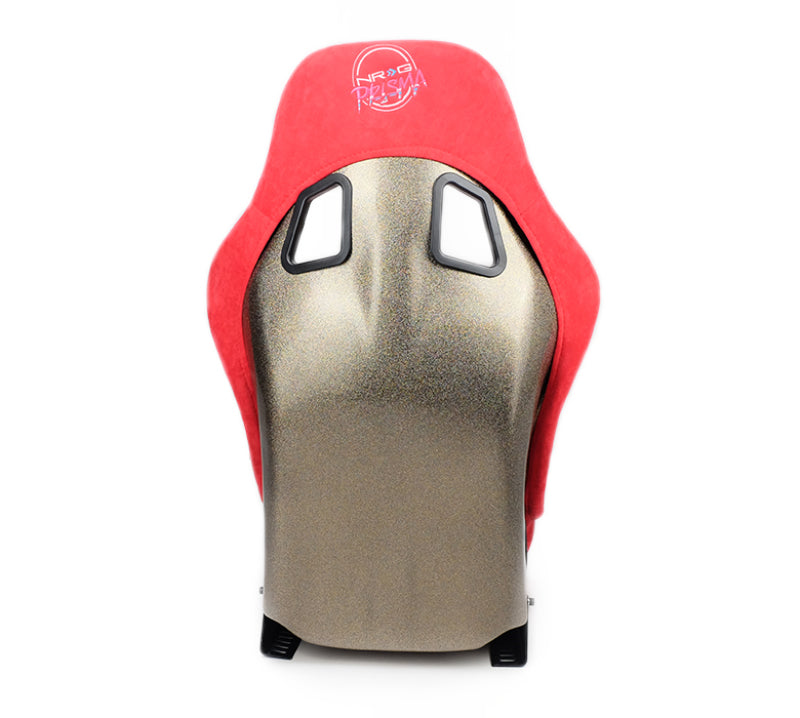 NRG FRP Bucket Seat ULTRA Edition - Medium (Red Alcantara/Pearlized Back) NRG Race Seats  AXOPROS