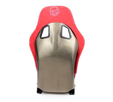 NRG FRP Bucket Seat ULTRA Edition - Medium (Red Alcantara/Pearlized Back) NRG Race Seats  AXOPROS