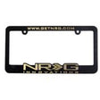 NRG License Plate Frame - Gold NRG Surface Cleaners  AXOPROS