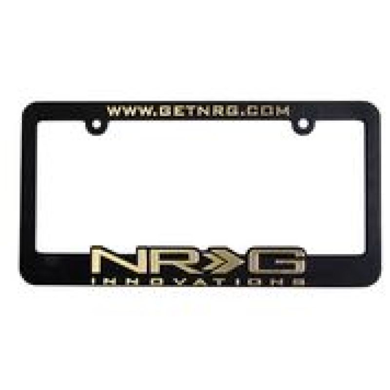 NRG License Plate Frame - Gold NRG Surface Cleaners  AXOPROS