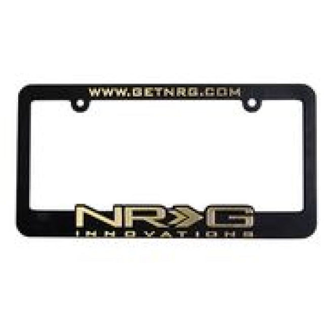 NRG License Plate Frame - Gold NRG Surface Cleaners  AXOPROS