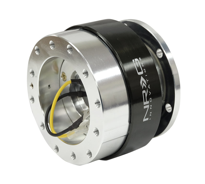 NRG Quick Release Gen 1.5 - Silver Body / Black Chrome Ring NRG Quick Release Adapters  AXOPROS