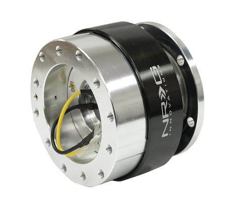 NRG Quick Release Gen 1.5 - Silver Body / Black Chrome Ring NRG Quick Release Adapters  AXOPROS