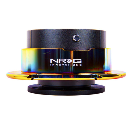 NRG Quick Release Gen 2.5 - Black Body / Neochrome Ring NRG Quick Release Adapters  AXOPROS