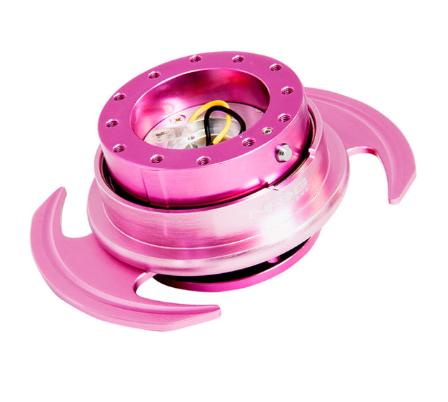 NRG Quick Release Kit Gen 3.0 - Pink Body / Pink Ring w/Handles NRG Quick Release Adapters  AXOPROS