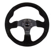 NRG Reinforced Steering Wheel (320mm) Suede w/Black Stitch NRG Steering Wheels  AXOPROS