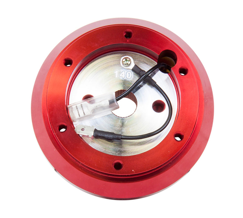 NRG Short Hub Adapter S13 Nissan 240 - Red NRG Steering Wheel Hubs  AXOPROS