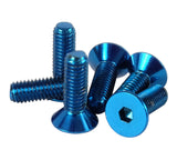 NRG Steering Wheel Screw Upgrade Kit (Conical) - Blue NRG Steering Wheels  AXOPROS