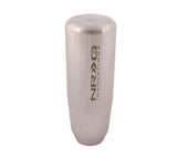 NRG Universal Short Shifter Knob - 3.5in. Length / Heavy Weight .85Lbs. - Silver NRG Shift Knobs  AXOPROS