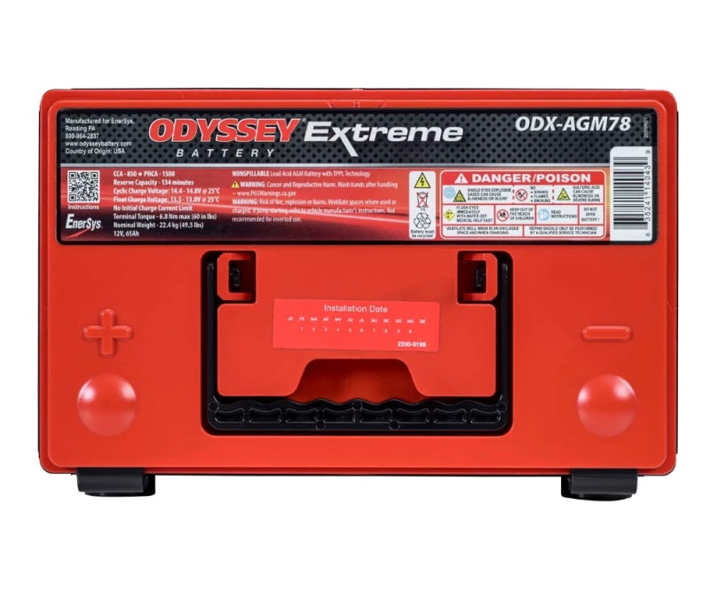 Odyssey Battery Auto/Truck Extreme AGM Battery (78-PC1500) Odyssey Battery Batteries  AXOPROS