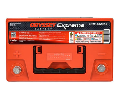 Odyssey Battery Auto/Truck/Heavy Duty & Commercial Extreme AGM Battery (65-PC1750T) Odyssey Battery Batteries  AXOPROS