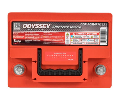 Odyssey Battery Auto/Truck/Heavy Duty & Commercial Performance AGM Battery (47-650) Odyssey Battery Batteries  AXOPROS