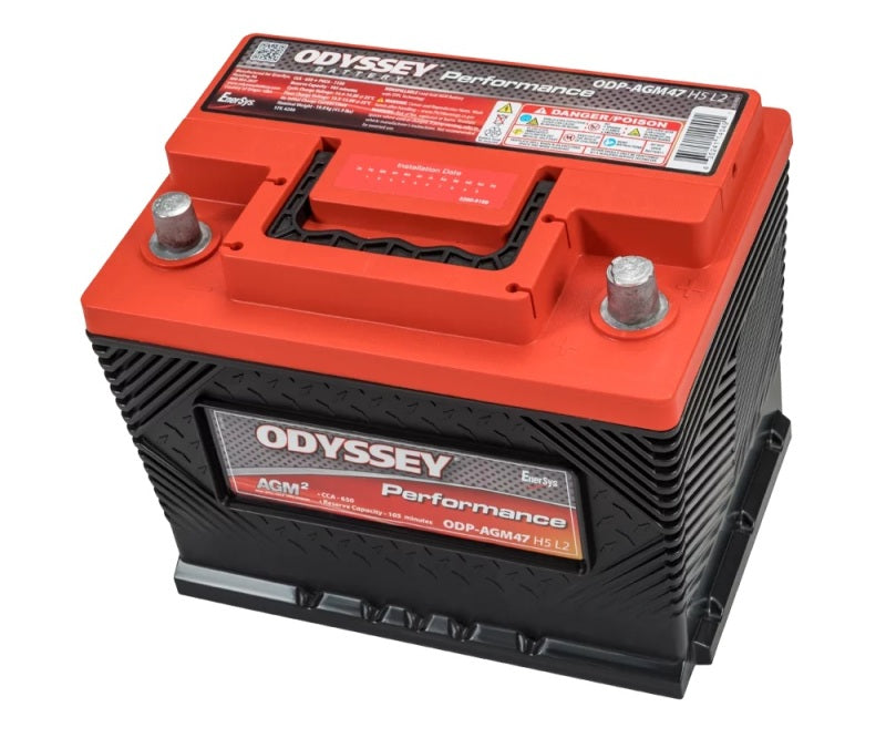 Odyssey Battery Auto/Truck/Heavy Duty & Commercial Performance AGM Battery (47-650) Odyssey Battery Batteries  AXOPROS