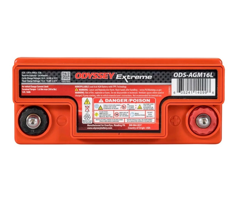 Odyssey Battery Powersport Extreme AGM Battery (PC680) Odyssey Battery Batteries  AXOPROS