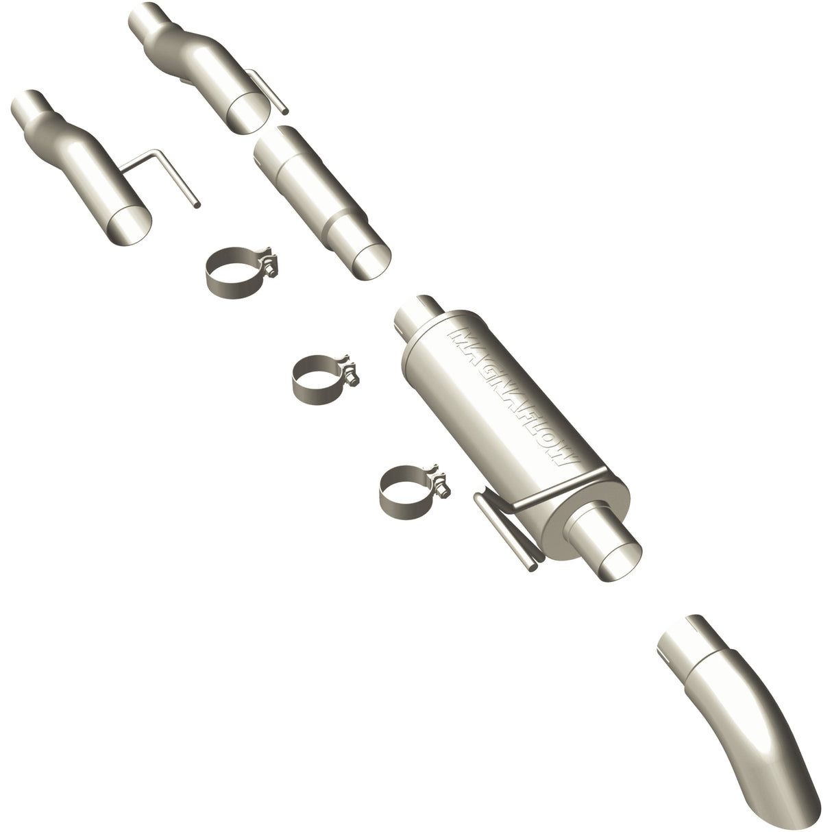 Off Road Pro Series Gas Stainless Cat-Back MagnaFlow Exhaust Products Exhaust System Kit  AXOPROS