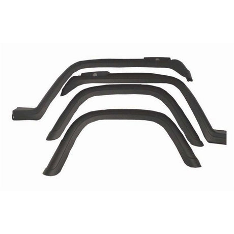 Omix 4-Piece Fender Flare Kit- 87-95 Jeep Wrangler YJ OMIX Fender Flares  AXOPROS