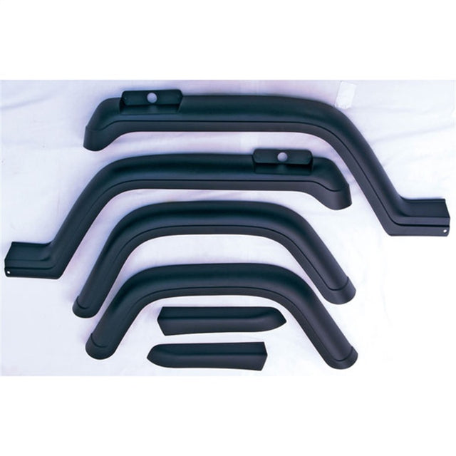 Omix 6-Piece Fender Flare Kit- 87-95 Wrangler YJ OMIX Fender Flares  AXOPROS