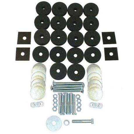 Omix Body Tub Mounting Kit 41-75 Willys & Jeep Models OMIX Other Body Components  AXOPROS