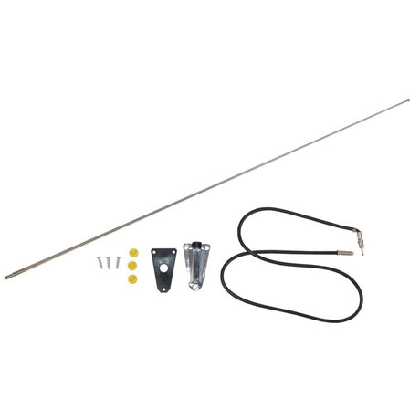 Omix Chrome Antenna Kit 76-95 Jeep CJ & Wrangler OMIX Antennas  AXOPROS