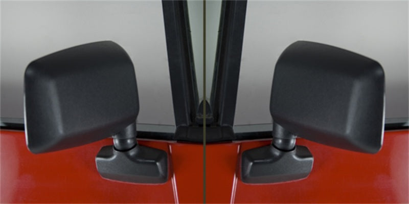 Omix Door Mirror Kit Black- 87-95 Jeep Wrangler YJ OMIX Exterior Trim  AXOPROS