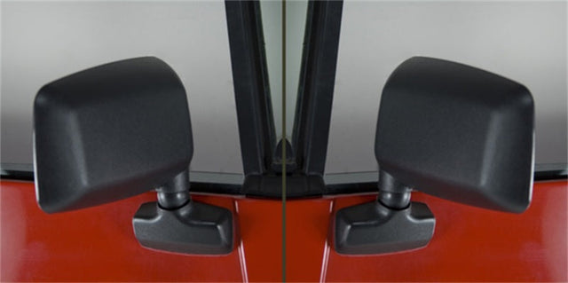Omix Door Mirror Kit Black- 87-95 Jeep Wrangler YJ OMIX Exterior Trim  AXOPROS