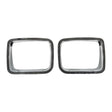 Omix Headlight Bezel Chrome 87-95 Jeep Wrangler YJ OMIX Light Covers and Guards  AXOPROS