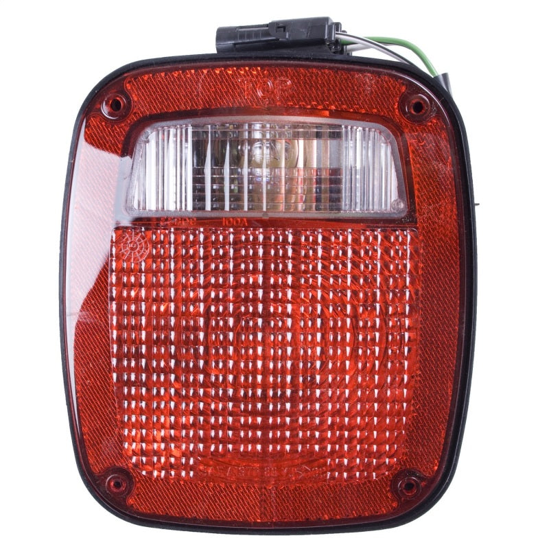 Omix Left Black Tail Lamp 91-97 Jeep YJ TJ Wrangler OMIX Tail Lights  AXOPROS
