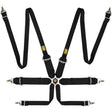 OMP First 3/2 Racing Harness Black OMP Seat Belts & Harnesses  AXOPROS