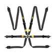 OMP Safety Harness First 2In Black (Fia 8853-2016) Pull Up - Steel Adj OMP Seat Belts & Harnesses  AXOPROS
