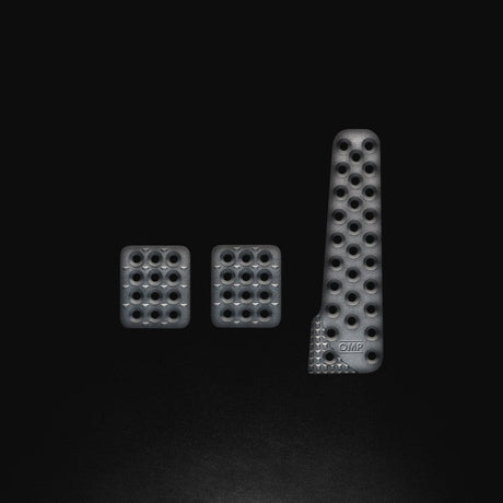 OMP Sand-Blasted Aluminum Pedals (Set of 3) OMP Pedals  AXOPROS
