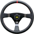OMP WRC Steering Wheel Black/Red Leather OMP Steering Wheels  AXOPROS