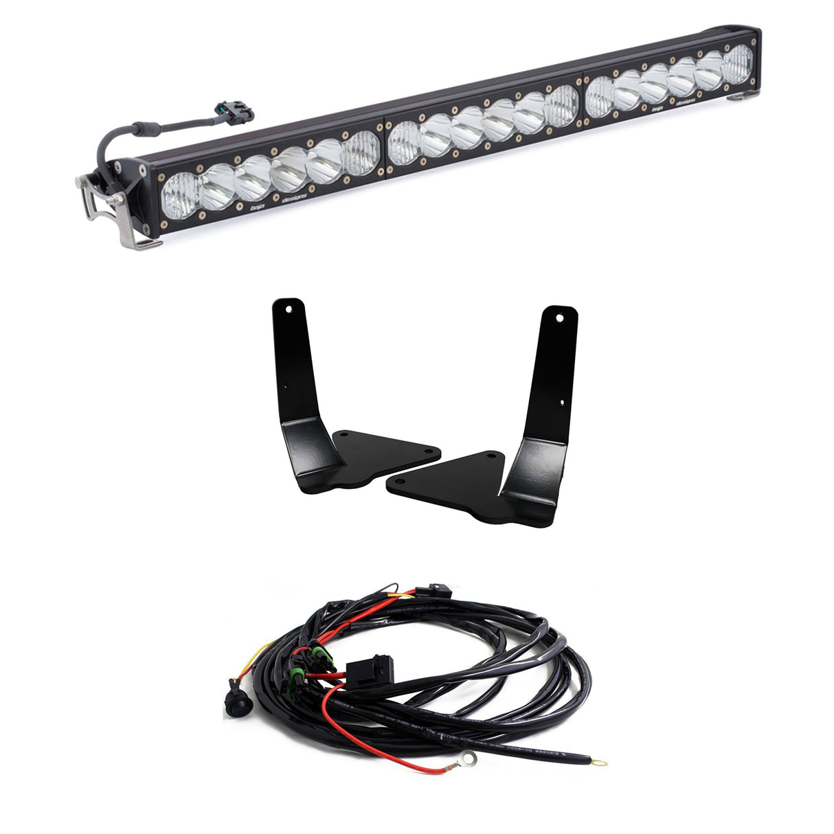 OnX6+ 30 Inch Grille Lower Light Bar Kit Baja Designs Light Bar  AXOPROS