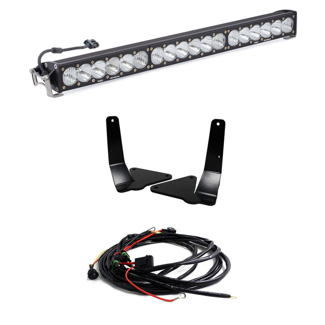 OnX6+ 30 Inch Grille Lower Light Bar Kit Baja Designs Light Bar  AXOPROS