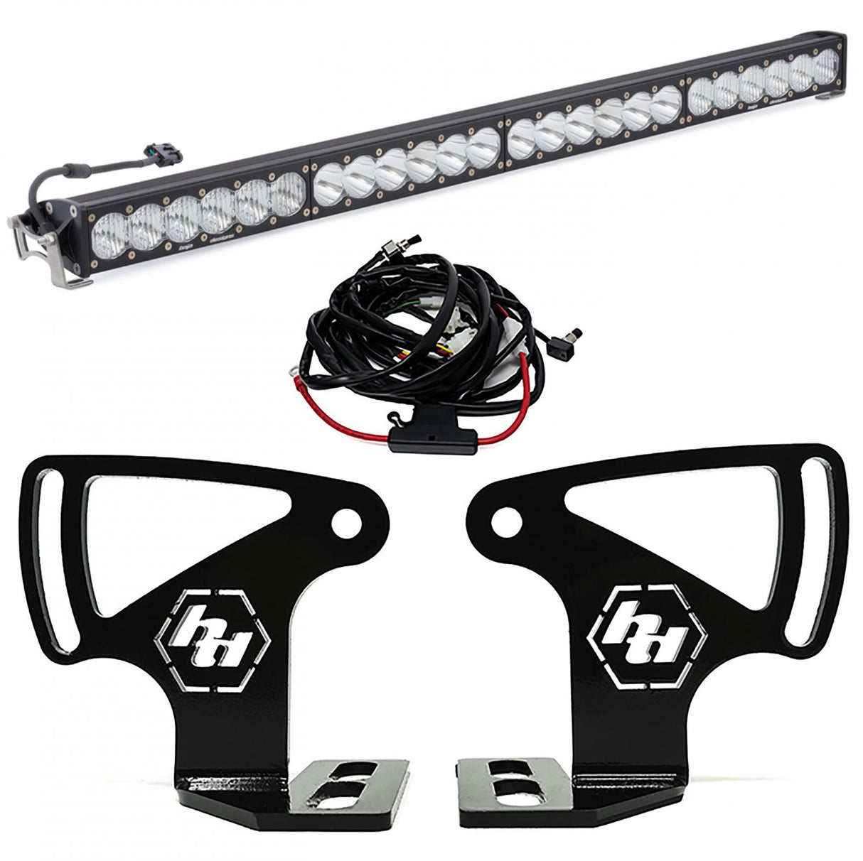 OnX6+ 40 Inch Roof Mount Light Bar Kit Baja Designs Light Bar  AXOPROS